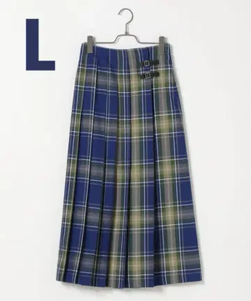 [ 새상품급 ] niko and - 퀼트풍 체크 플리츠 스커트