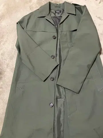 A.P.C. 스텐카라 코트 S 올리브 그린