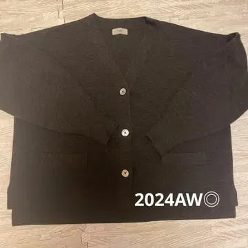 2024AW 이에나 슈퍼 파인 스무스 숏 가디건