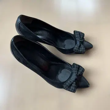 다이애나 23.5EE 일본제, 맨투맨&천연 가죽 트위트 리본 포함