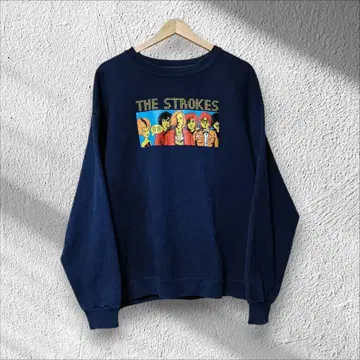 THE STROKES 더 스트로크 맨투맨 트레이닝복 Y2K XL