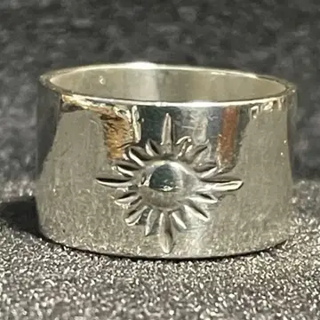 ARIZONA FREE DOM 실버 태양 모티브 반지 15호