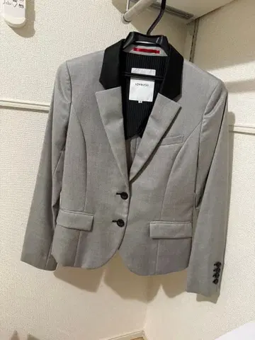 LOVELLESS 그레이 테일러드 자켓 34