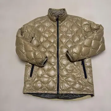AIGLE 베이지 퀼팅 다운 자켓