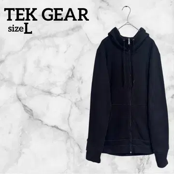TEK GEAR [ L ] 후드티 블랙 해외 구제 의류