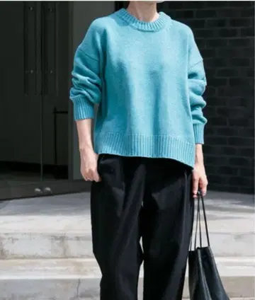 FORK&SPOON 워셔블 로우게이지 니트 풀오버