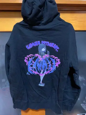 KAWAII FITMENT 블랙 후드티