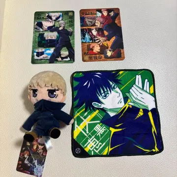 주술회전 굿즈 세트 캐릭터 봉제 인형 외