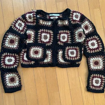 ZARA 그래니 스퀘어 가디건 S 사이즈
