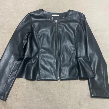 블랙 가죽 자켓 택 포함 새상품 손세탁 가능