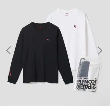 graniph 기묘한 이야기 2팩 아이콘 긴팔 T셔츠 XL 사이즈