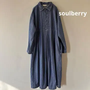 soulberry 나의 데님 원피스 [me] 숏 기장 M