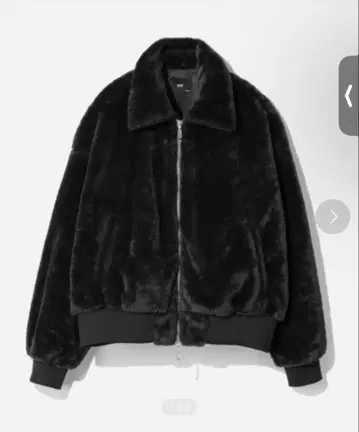 HARE 인조 모피 블루종 M