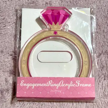 fanfancy+ 약혼 반지 아크릴 프레임 S (캔뱃지용) 핑크
