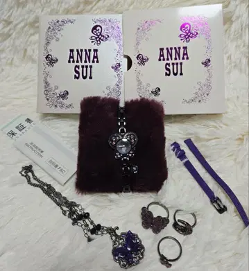 ANNA SUI 손목시계 액세서리 세트 (버터플라이)