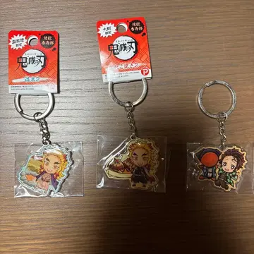 렌고쿠 쿄쥬로 카마도 탄지로 지역 한정 키링 3개 세트