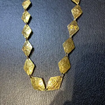 소니아 리키엘 빈티지 목걸이 SL 로고 골드 컬러