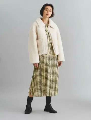 Diagram 보아 페이크 무스탕 자켓