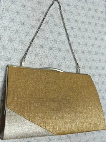 [ 새상품급 ] 일본 의류용 백 골드실버 손거울 포함