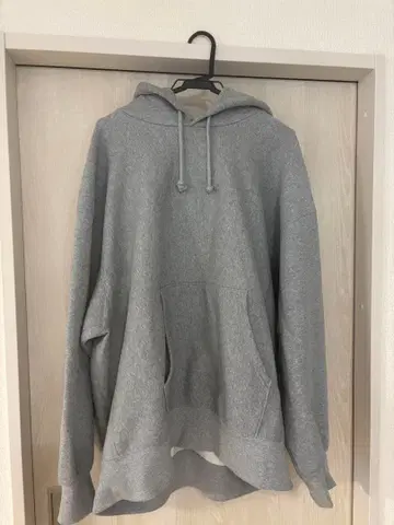 후드티 후드 부착 그레이 XL 오버 사이즈