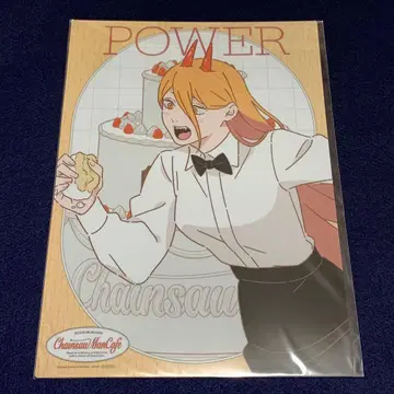 체인소 맨 카페 클리어 포스터 파워