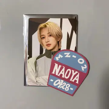 MAZZEL ROOM 포토 카드 스티커 세트 나오야