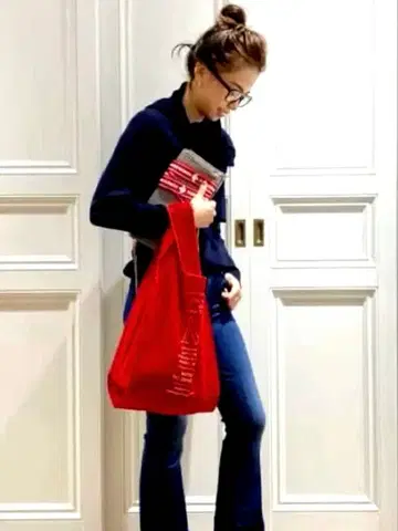 MUSE de Deuxieme classe 봉주르 마담 벨로아 백 빨간색