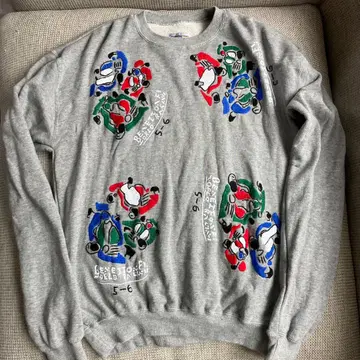 [ 새상품급 ] 베네통 Benetton Formula 1 맨투맨 자수 M