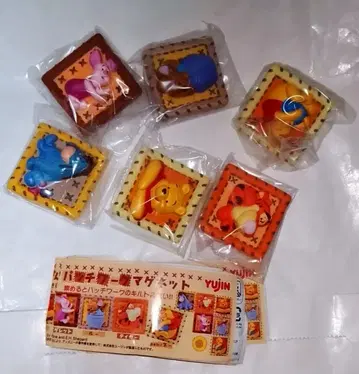 곰돌이 푸 패치워크 마그넷 전 6종 세트 자석 유진 yujin