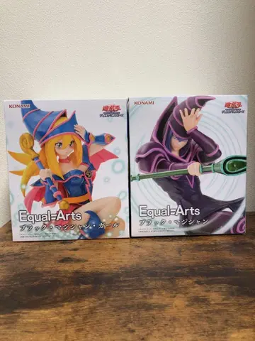 유희왕 Equal-Arts 블랙 매지션 & 걸 피규어 세트