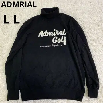 [ 어드미럴 ] 골프웨어 니트 터틀넥 사이즈 L