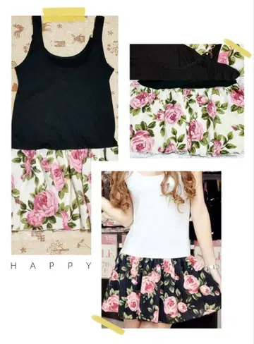 GOLDS infinity 꽃무늬 플라워 플레어 원피스