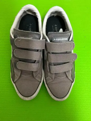 [ 레어? ] CONVERSE 그레이 벨크로 스니커즈
