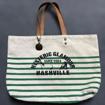 HYSTERIC GLAMOUR 스트라이프 토트백