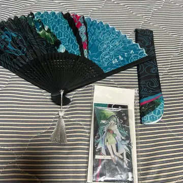 에테르노 레시 하츠네 미쿠 부채 부채 스탠드