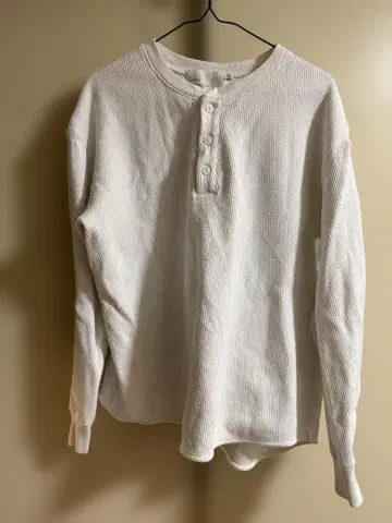 THYARD. SHIPS 헨리넥 긴팔 티셔츠 사이즈 L 화이트