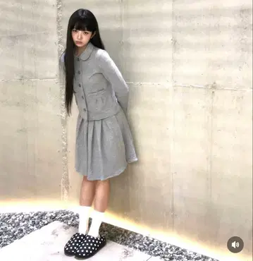 연말 세일 subu 도트 슬립온 샌들 IVE 레이