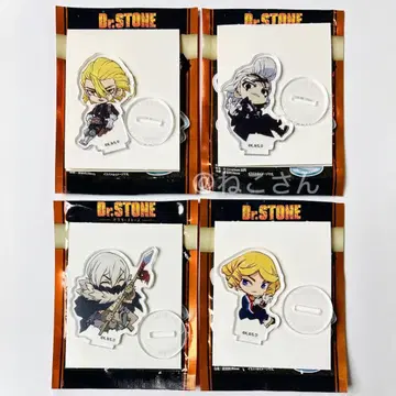 Dr.STONE 다이소 스탠리 스나이더 제노 빙월 외 아크릴 스탠드 4점