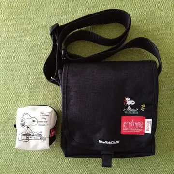 맨해튼 포티지 스누피 숄더백 파우치 포함