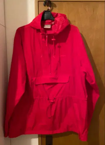 L.L.Bean 여성용 자켓 후드티 빨간색 L 사이즈 후드 부착