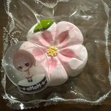 벚꽃 꽃 모양 아크릴 키링 MoMo 스퀴즈