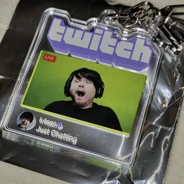 ZETA DIVISION x Twitch 아크릴 키링 k4sen TGS