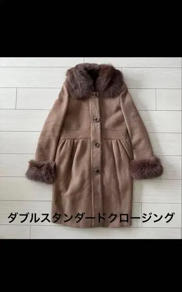 더블 스탠다드 클로징 무스탕 코트