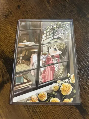 브이스포 에이 리사 친필 사인 엽서