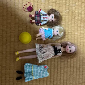 리카짱 인형 3체 세트 드레스 포함