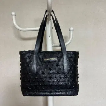 JIMMY CHOO 블랙 토트백
