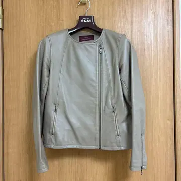 라이더 자켓 천연 가죽 양가죽 그레이지 램 가죽