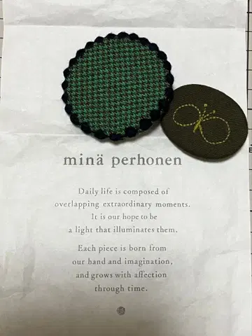 미나 페르호넨 thank you very 배지 2개 세트
