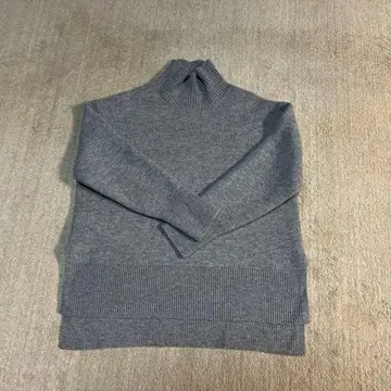 [ PLST ] 그레이 하이넥 니트 M 사이즈