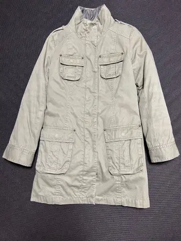 하프 코트 밀리터리 자켓